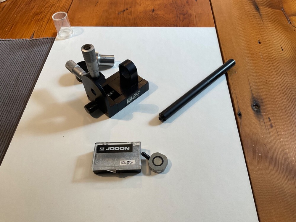 Jodon Engineering,   Model LPSF-100 Spatial Filter with objective, and pinhole.