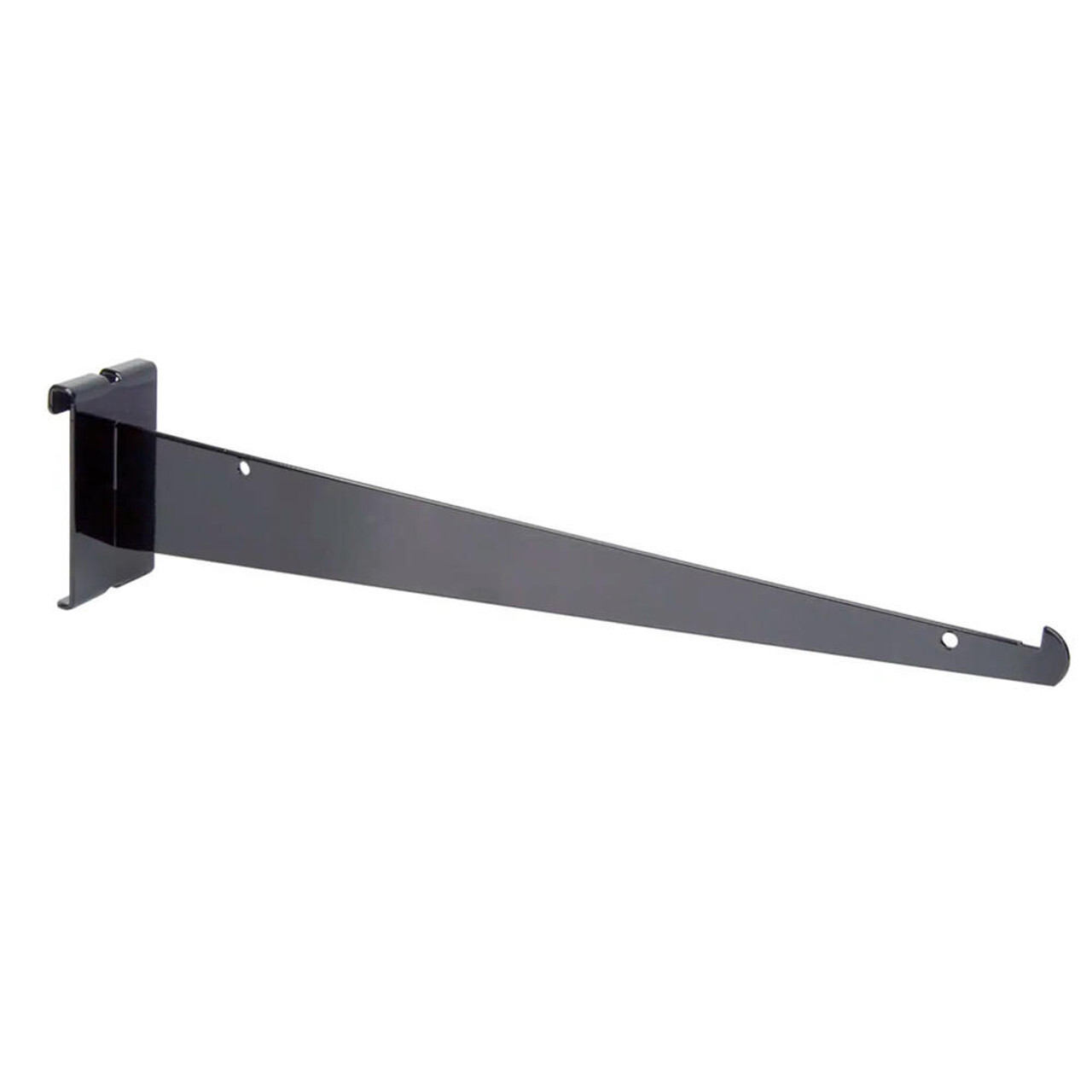 New 14" Gridwall Black Knife Shelf Brackets With Lip
