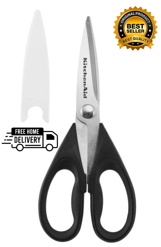 Kitchenaid All Purpose Kitchen Shears with Protective Sheath Durable Stainless S