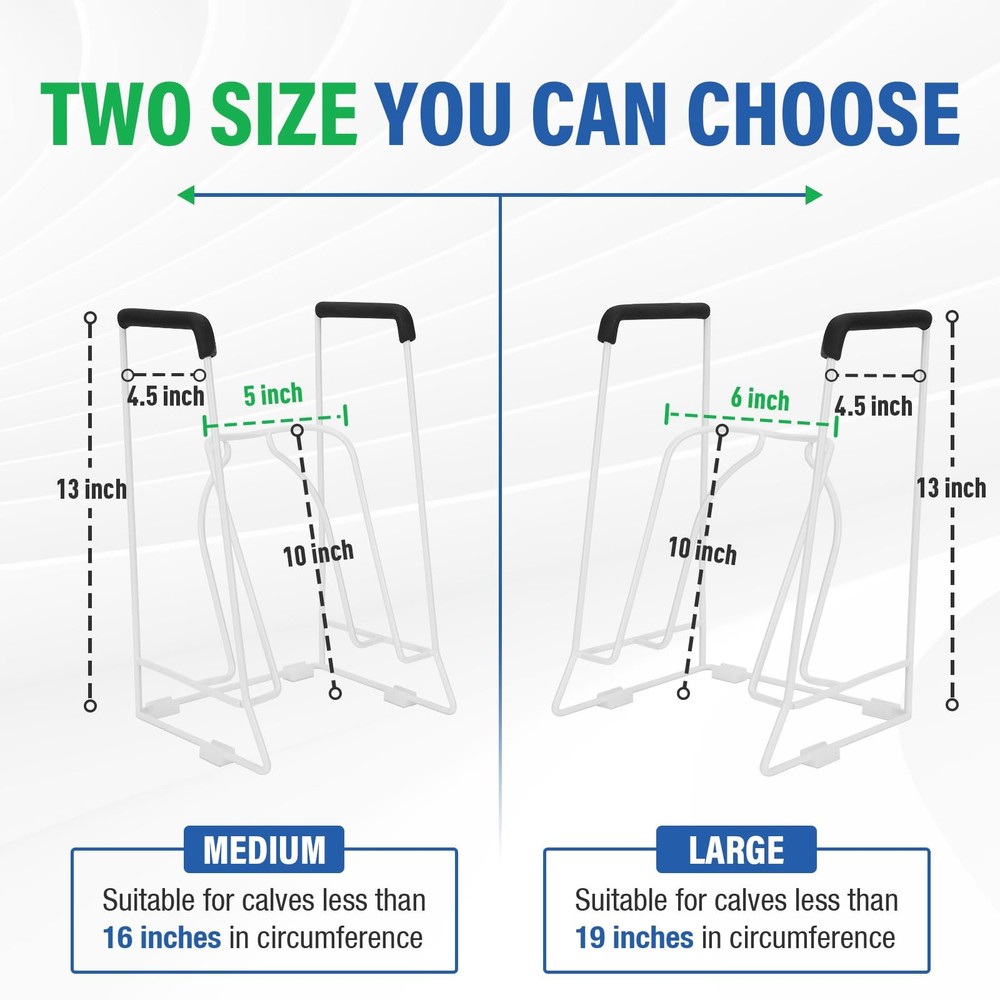 Compression Sock Aid Device – Stocking Donner for Seniors, Medium, White