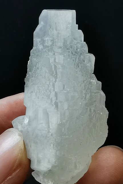 UV Fluorescent Stair Step Stacked Elestial Calcite