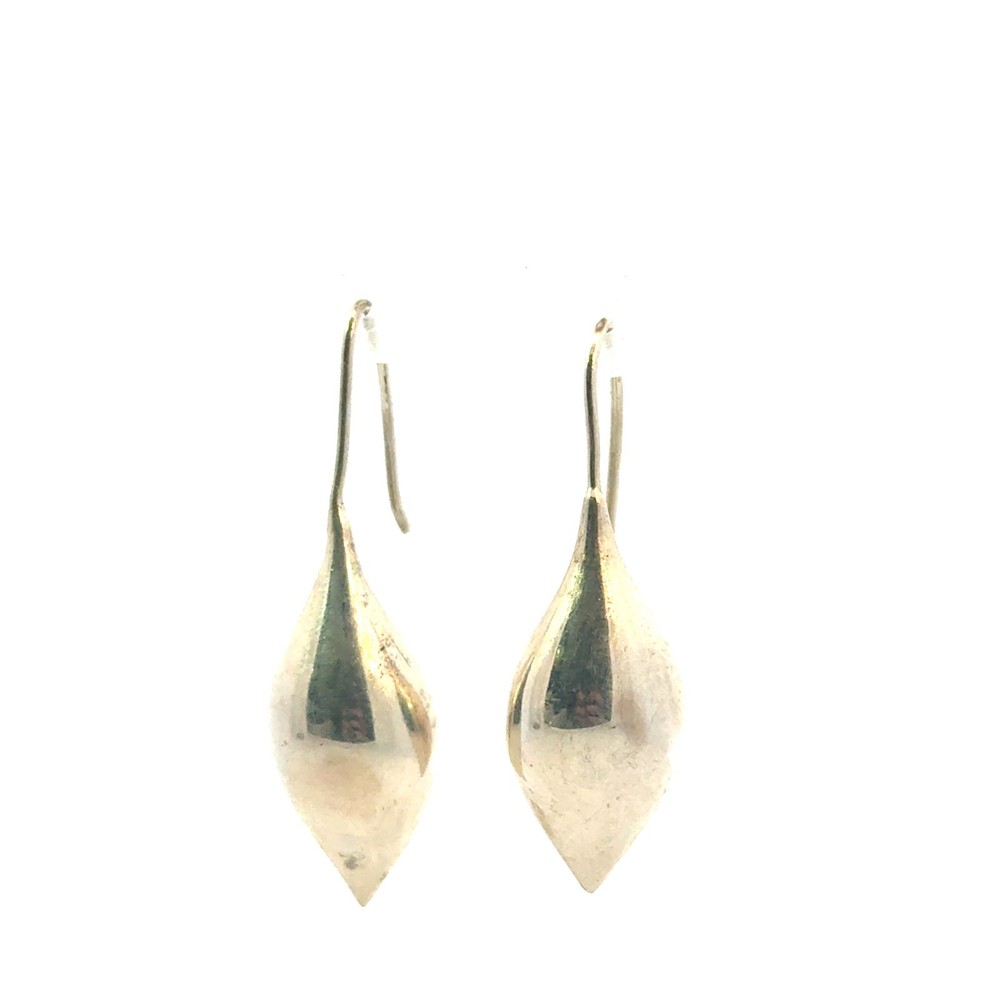 Michael Dawkins Silver drop earrings