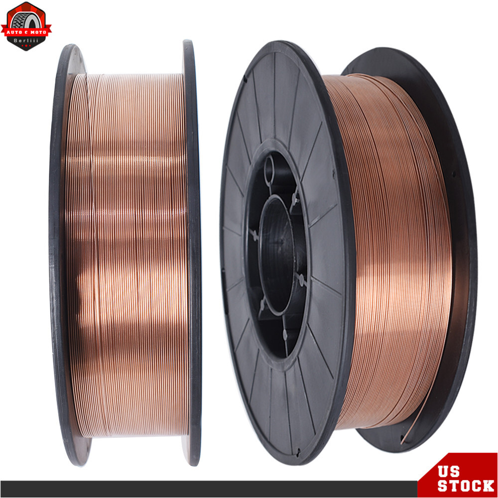 11-lb Roll 2Pack ER70S-6 .030" (0.8mm) Mild Steel MIG Welding Wire