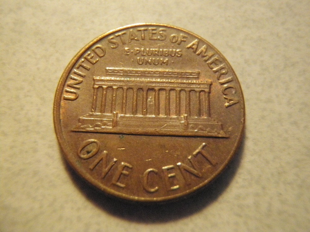 1969 D Lincoln Cent Error Coin ~ No FG