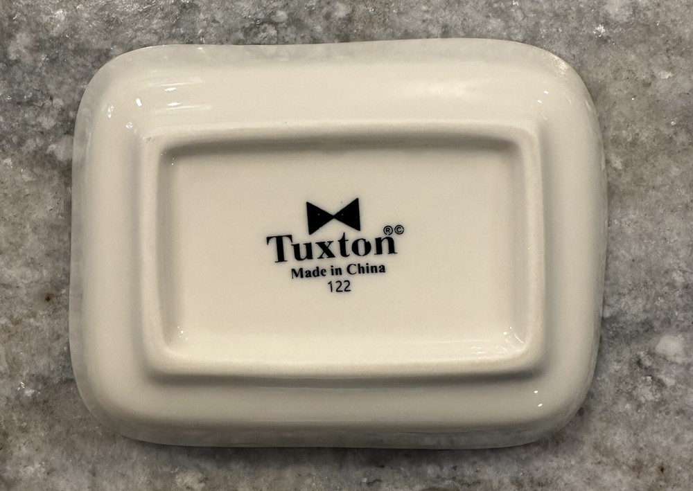Tuxton GGE-552 Rectangular Side Dish 8 Oz. Geode Azure- 24 Pcs
