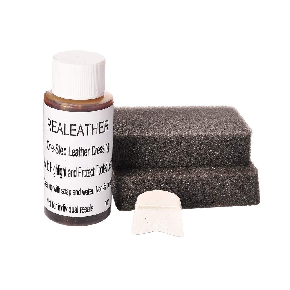 Realeather Basic Leather Craft Starter Kit - Basic Tools and Leather to Make ...