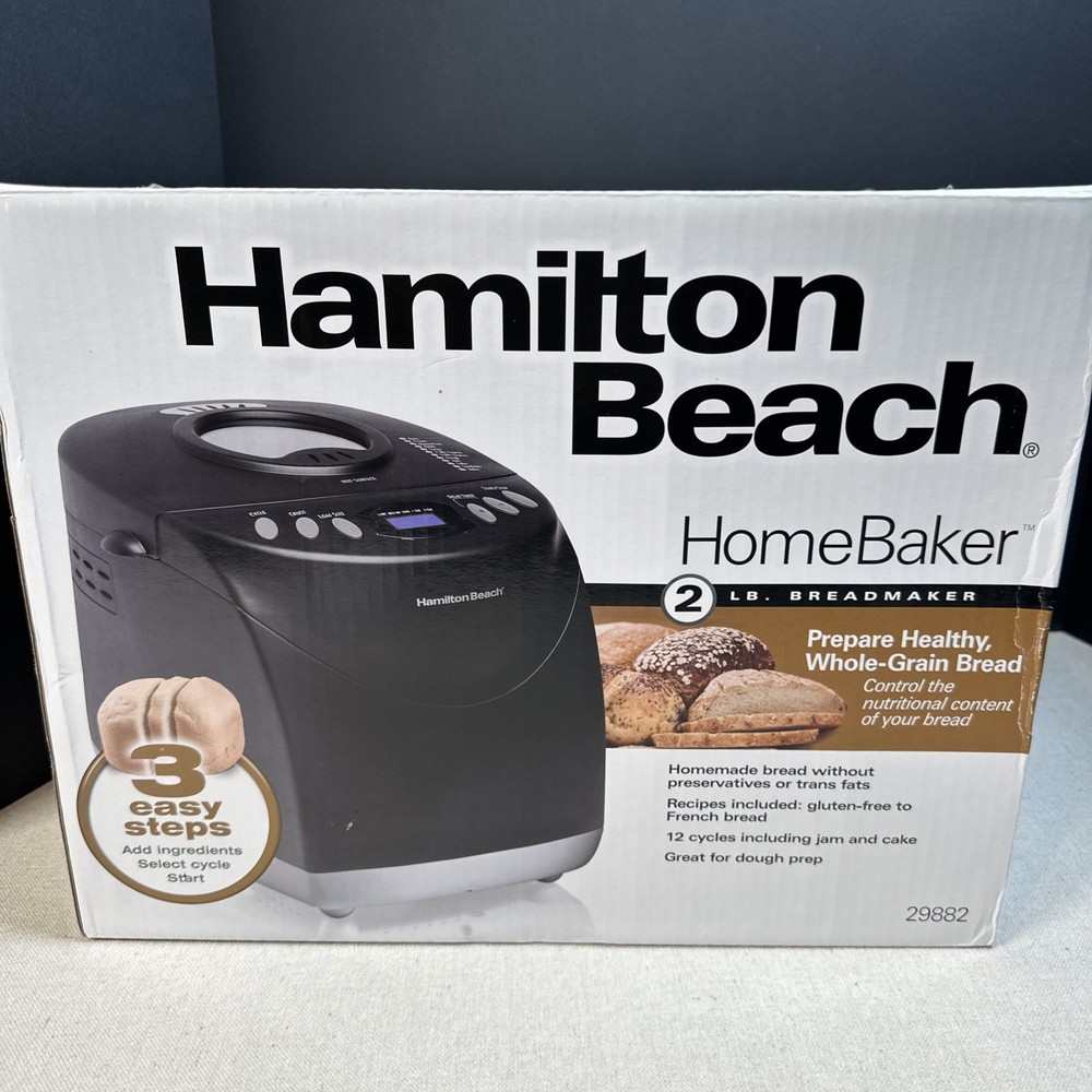 Hamilton Beach 29882 Home Baker Bread Maker Machine 2lb Digital