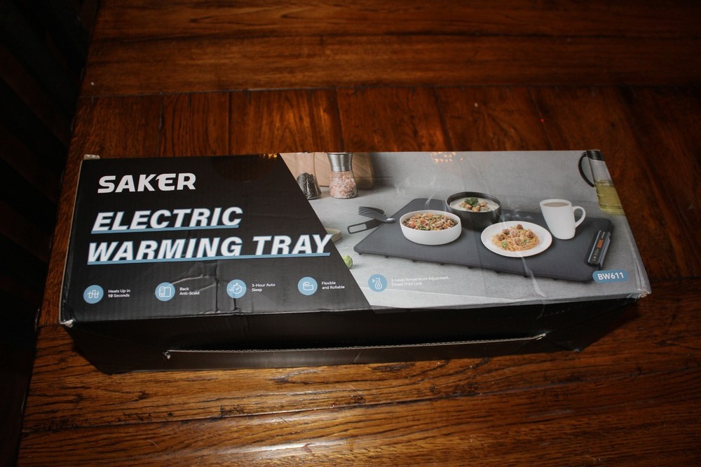 Saker Electric Warming Tray NIB