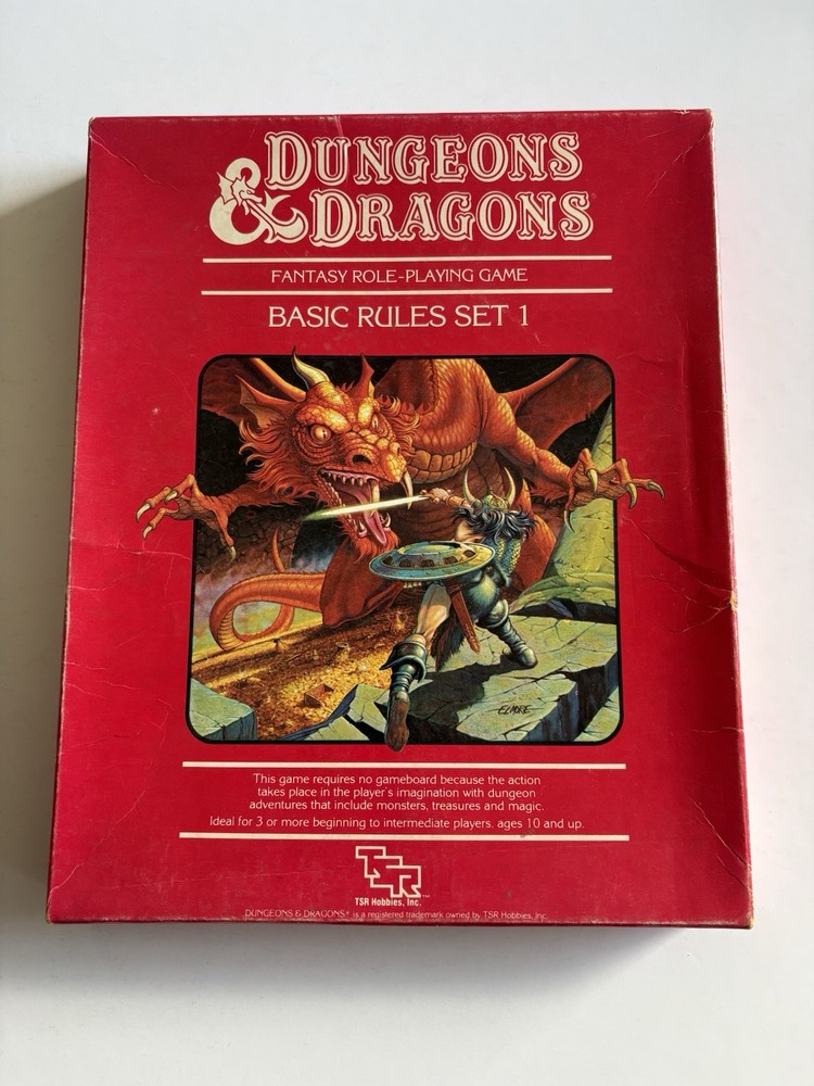 Dungeons and Dragons Basic Rules Set TSR  1983