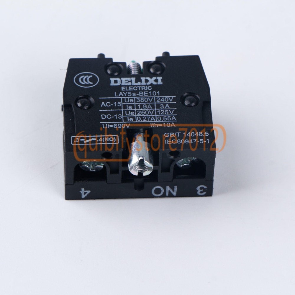 10PCS DELIXI Button switch base LAY5s-BE101 NEW