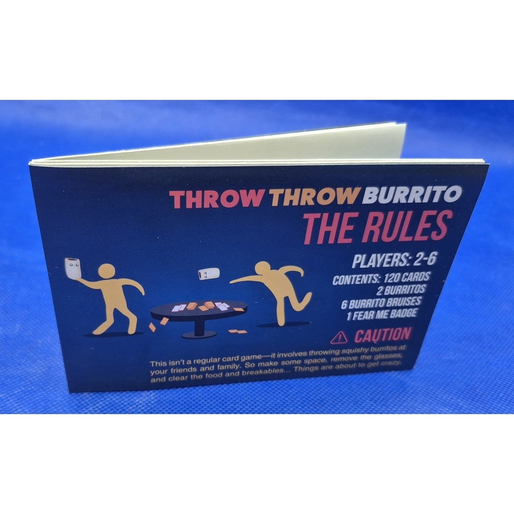 Throw Throw Burrito REPLACEMENT Original 2020 Rulebook