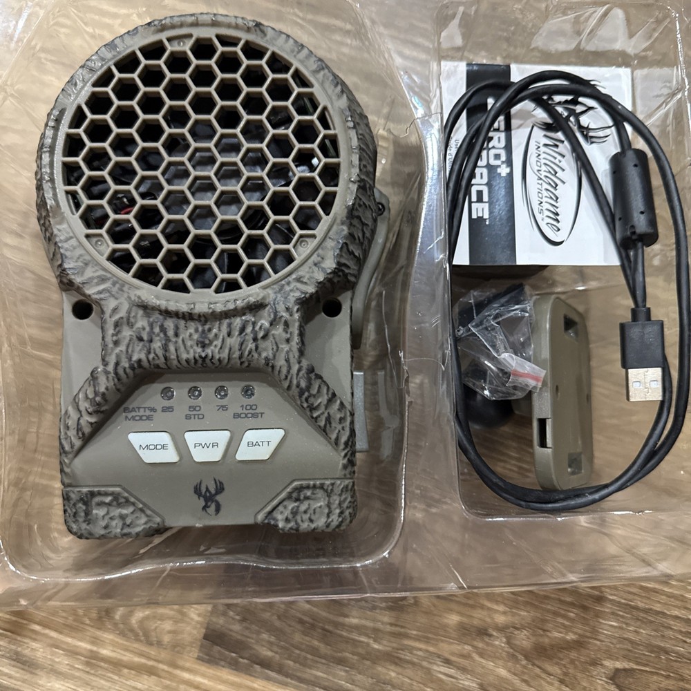 Wildgame Innovations Zero Trace Portable Scent Eliminator NEW OPENED BOX