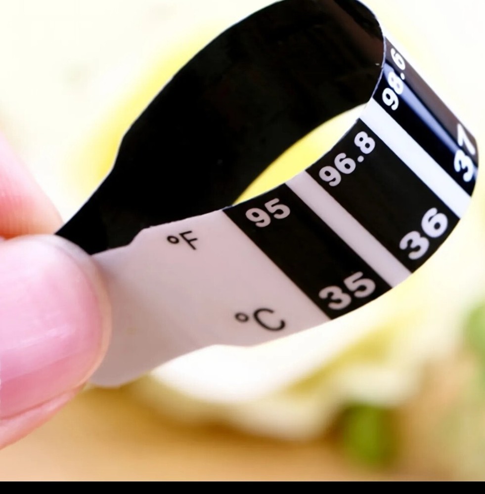 15s' Quick Read Forehead Thermometer Strips 2PCs,Great For Checking Fever...