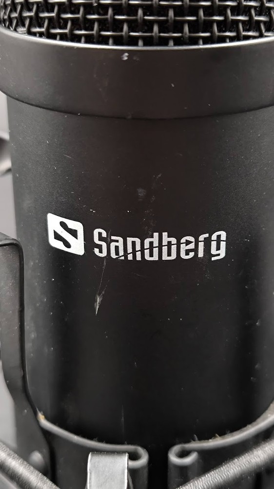 Sandberg Microphone Used Working Black