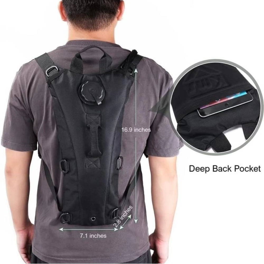 Water Backpack Hydration Backpack with Bladder Lightweight & Waterproof Hydra...