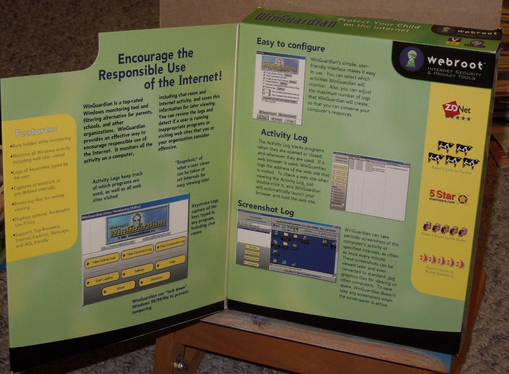 Webroot Software WinGuardian Version 3.0 (2000, CD-ROM)