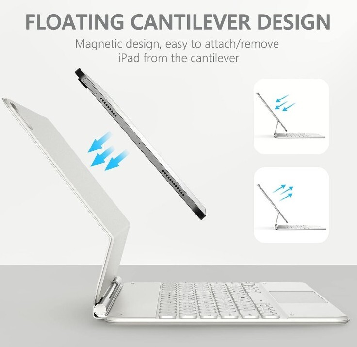 Magic Keyboard Case for iPad Pro 12.9" Folding Cantilever Case