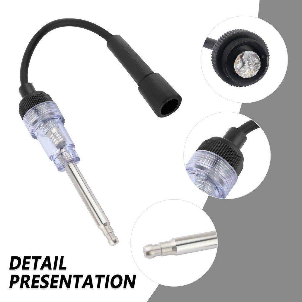 Car Inline Spark Plug Tester Vehicles Straight Boot Engine Ignition Coil Tester