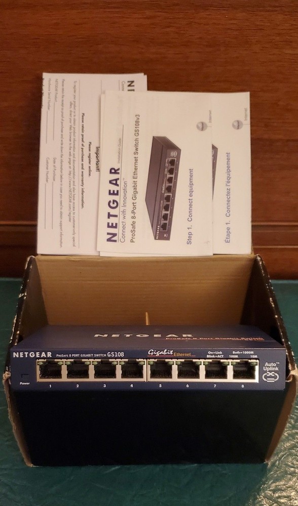 LOT Mixed Network Equipment Routers Modems Switch TP Link Netgear All Power On