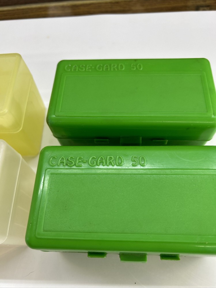 4- Case Guard 50 Round Plastic Boxes