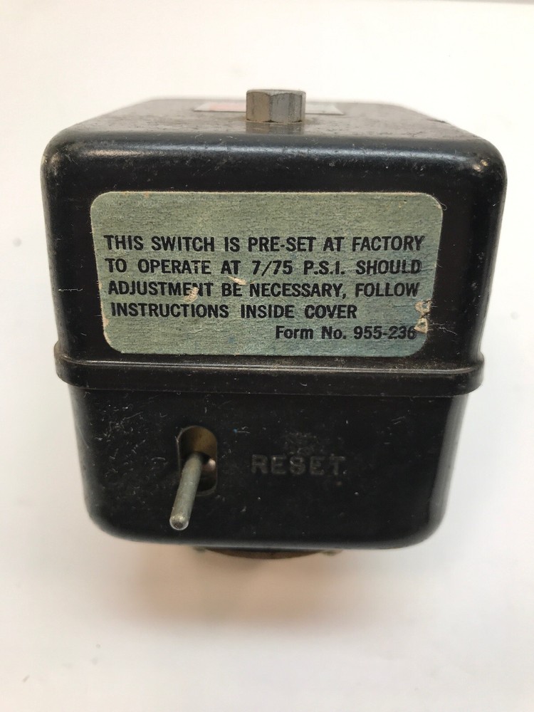 furnace 955-236 Switch 7/75 PSI