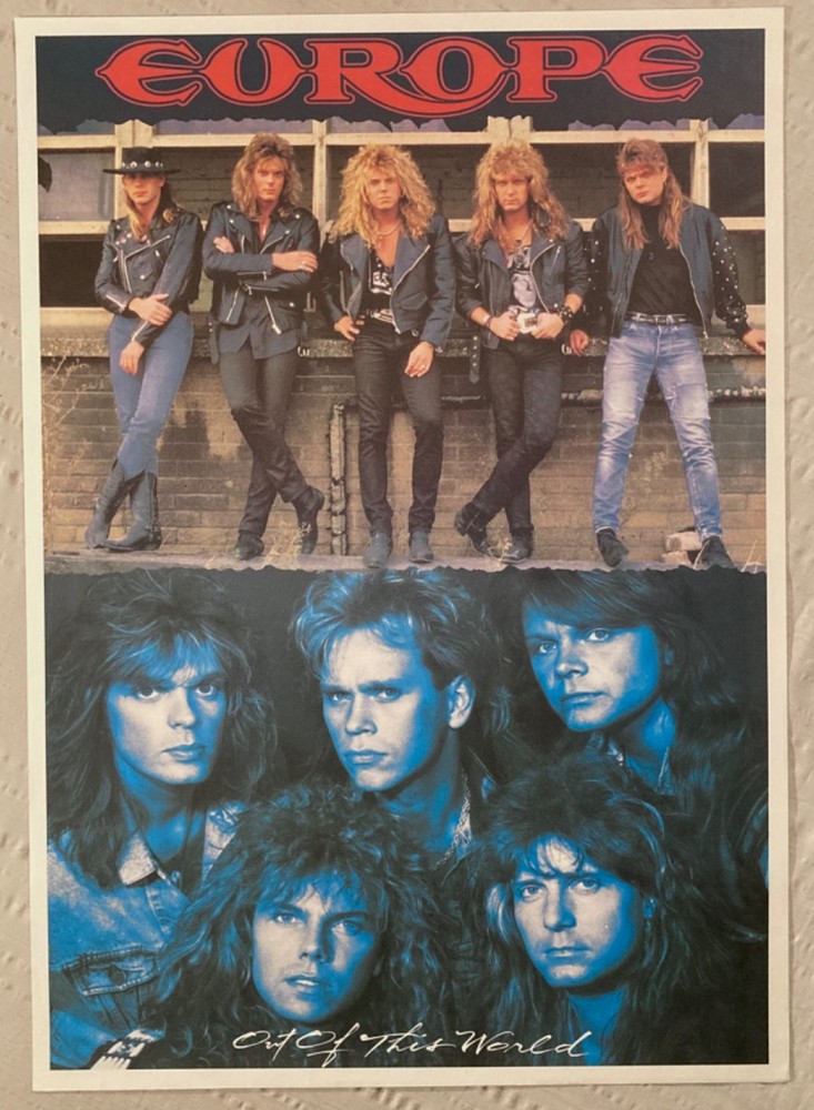 Europe 1989 Matte Poster Out Of This World C