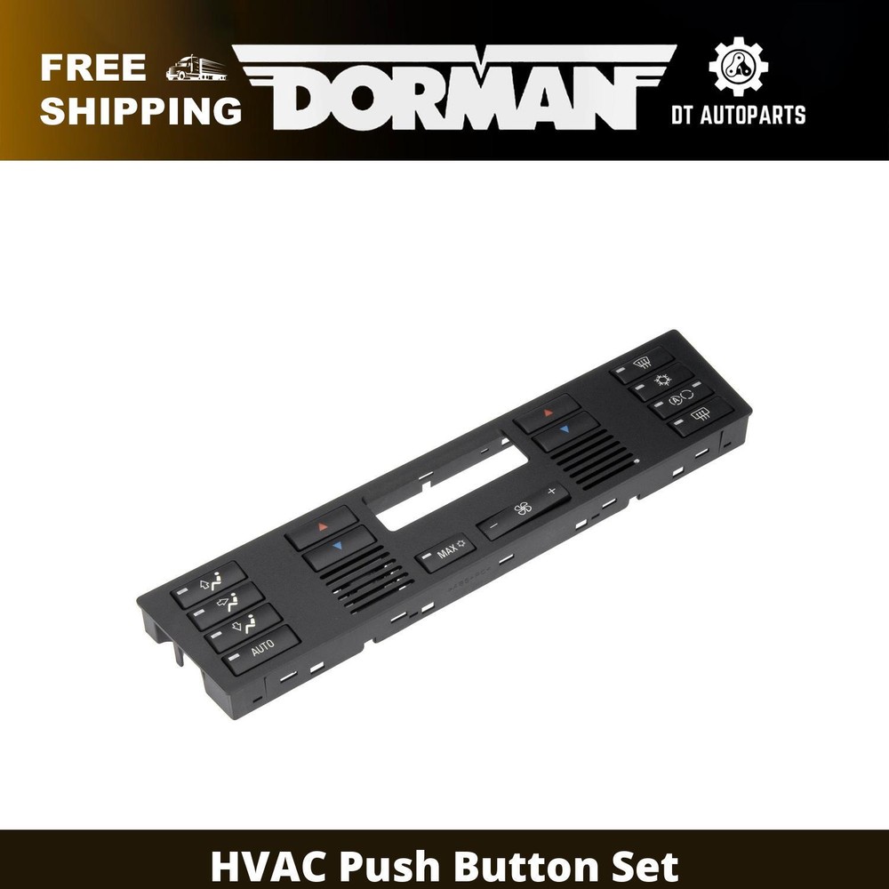 For 2001-2003 BMW 525i Dorman HVAC Push Button Set 2002