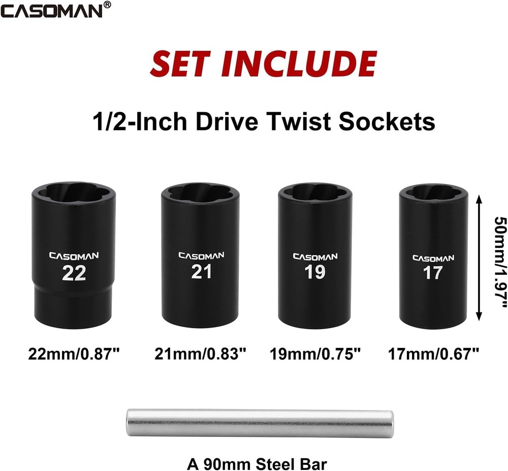 Corrosion-Resistant 5-Piece 1/2