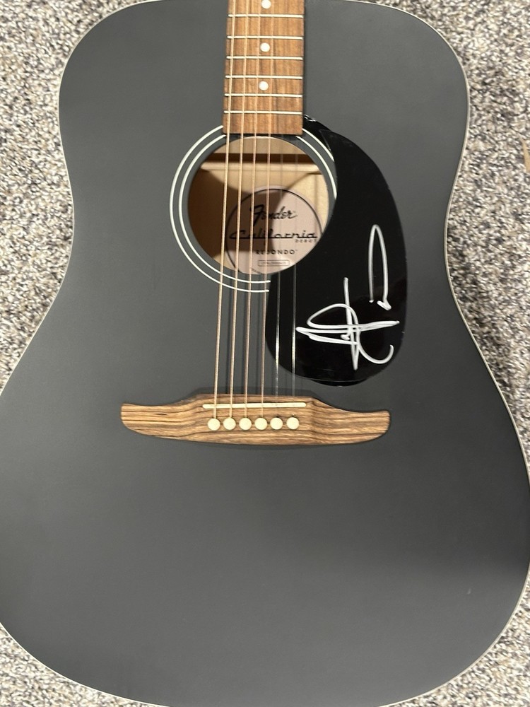 Aaron Lewis Signed Guitar.