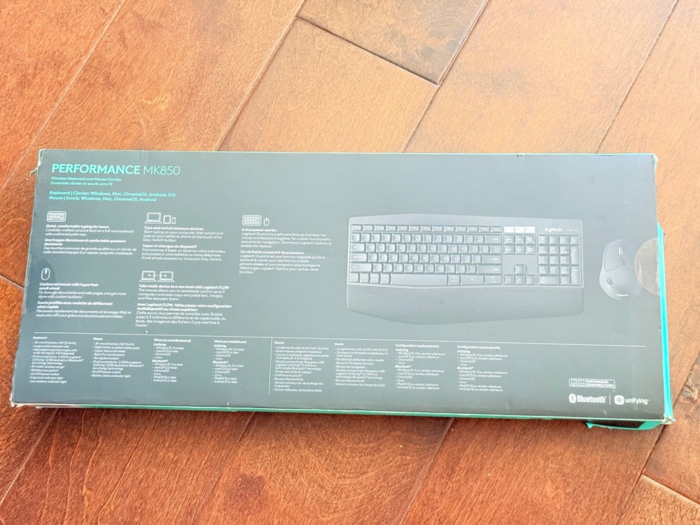 *NEW -Ugly Box* Logitech MK850 Performance Wireless Mouse and Keyboard Combo