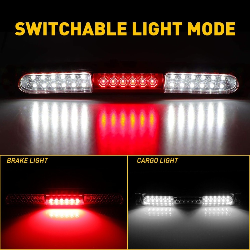 FOR 2000 - 2005 FORD EXCURSION LED 3RD THIRD REAR CETER BRAKE CARGO LAMP LIGHT