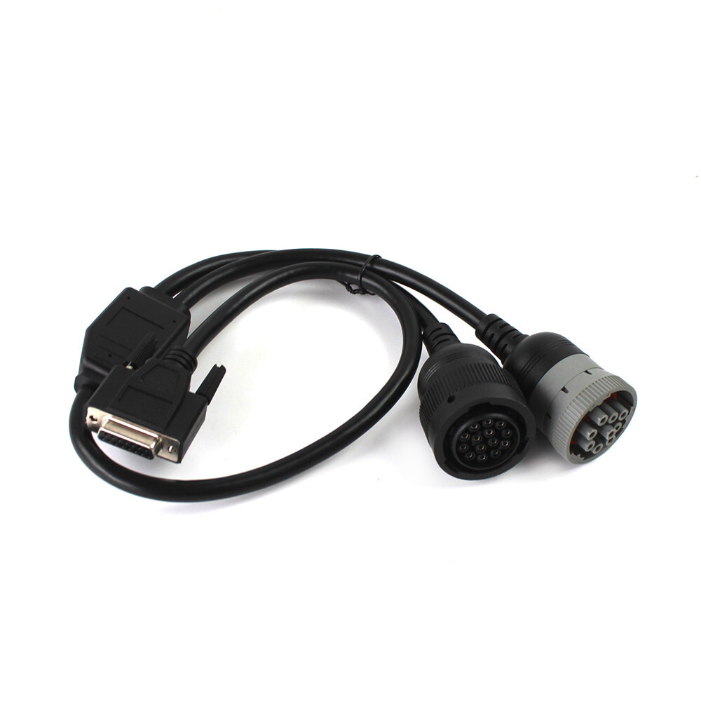 9pin & 14pin Split Y Service Cable For Diagnostic Adapter Tool ET-III COMS 4