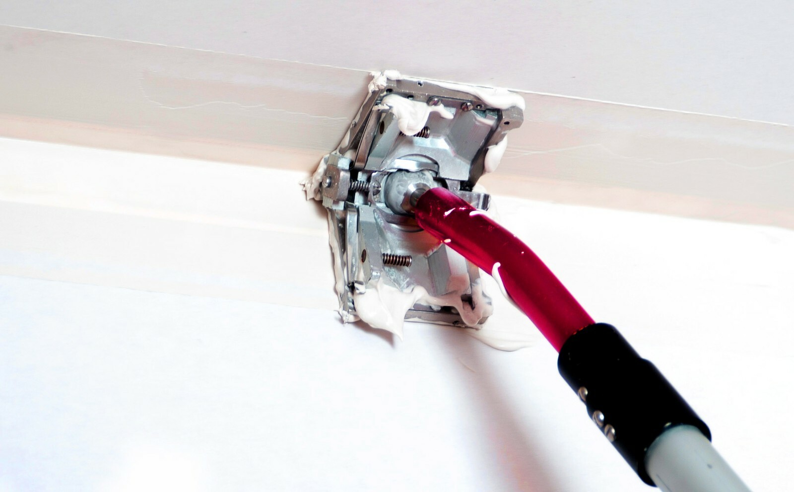 LEVEL5 Drywall Tools - 3.5" Corner Finisher (Angle Head) + 54" Handle | 4-534