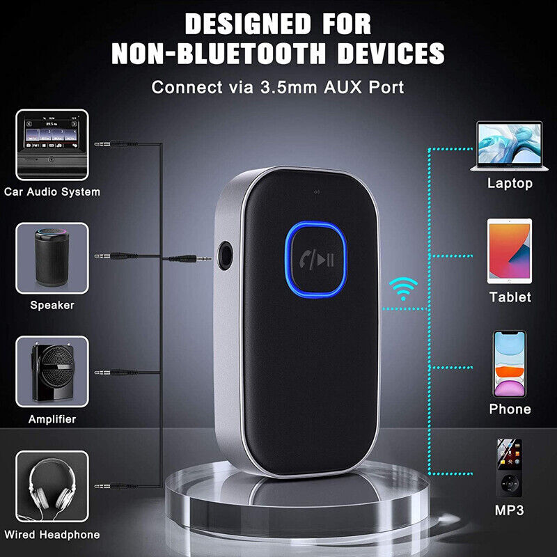 Bluetooth Audio Receivers For PS4 Car Auxiliary Television Set iPod PC Headphone