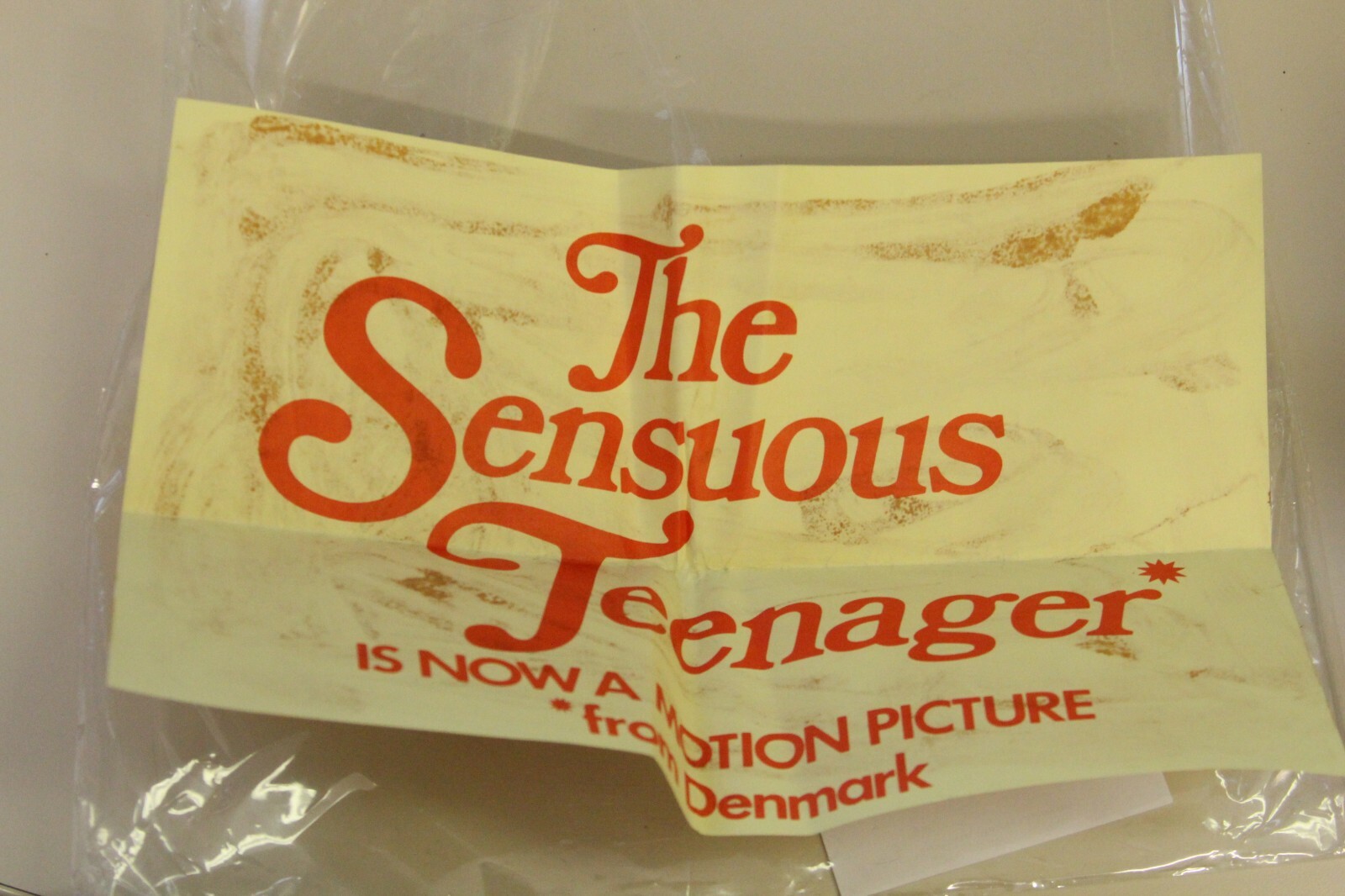 Libido The Urge To Love Original Movie Poster Paste Over Sensuous Teenager 1971