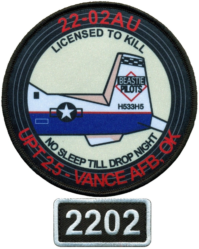 USAF VANCE SPECIALIZED UNDERGRADUATE PILOT TRAINING CLASS 2022-02 PATCH