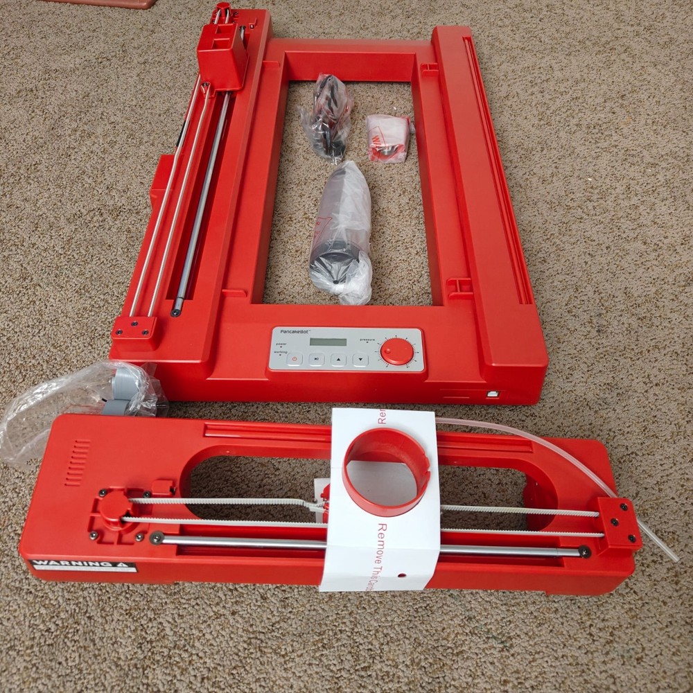 NWOT PancakeBot 1.0 Pancake Printer 3d Red NO GRIDDLE