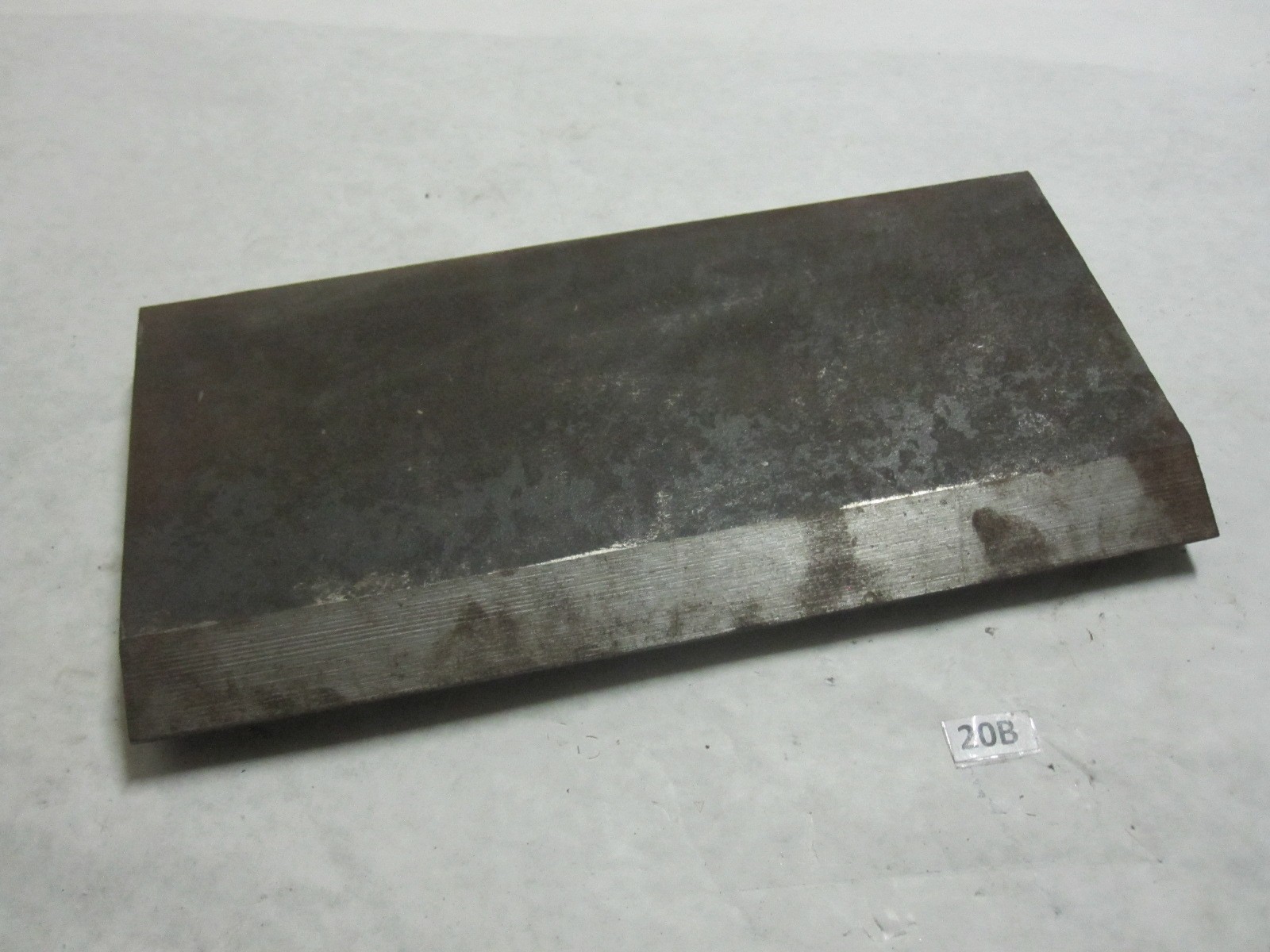 Hydraulic press brake die plate 12” x 6” x 1