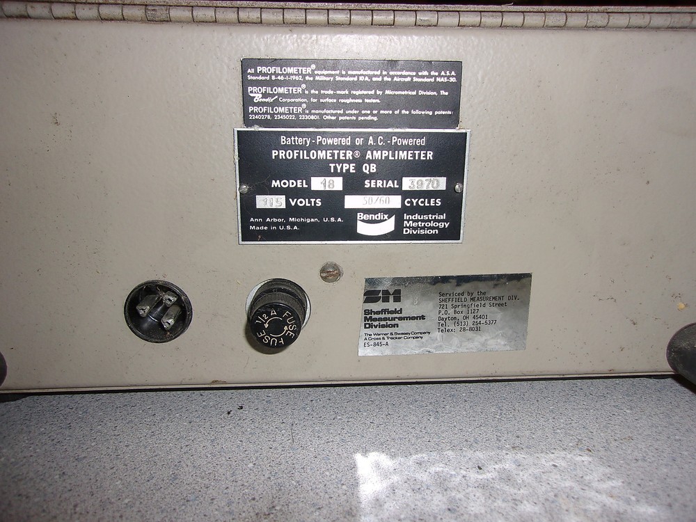 Bendix Profilometer Model 18 *FREE SHIPPING*