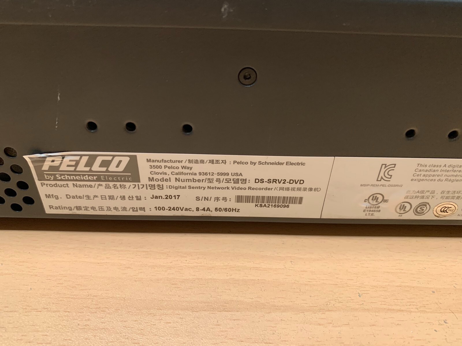 Digital Sentry ControlPoint Workstation - Pelco DS-CPPC-US