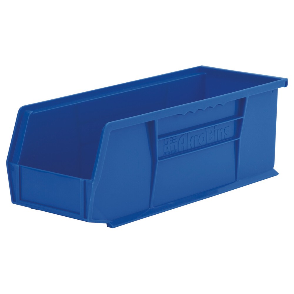 (12 Pack) 30234 AkroBins 15" x 5-1/2" x 5" Plastic Stackable Storage Container