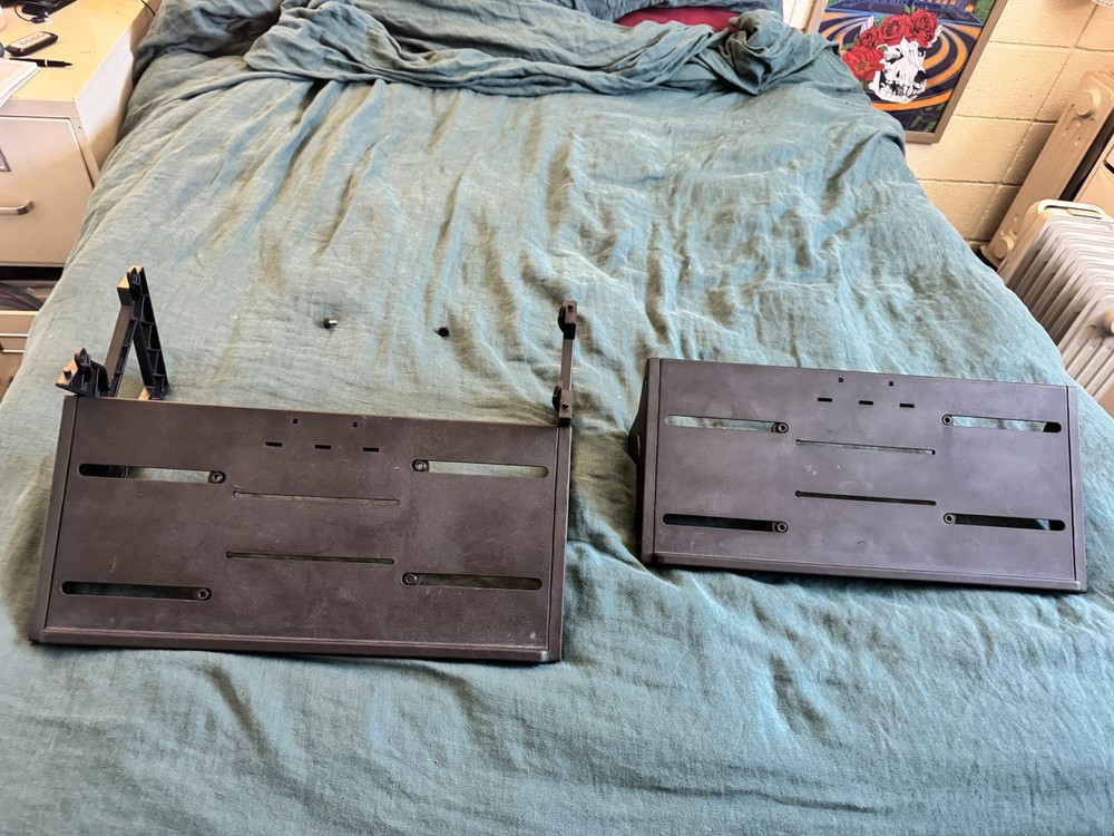 Ultimate Support MDS-100 (x2) + MDS-X Expander - 2-Tier Modular Synth Stand