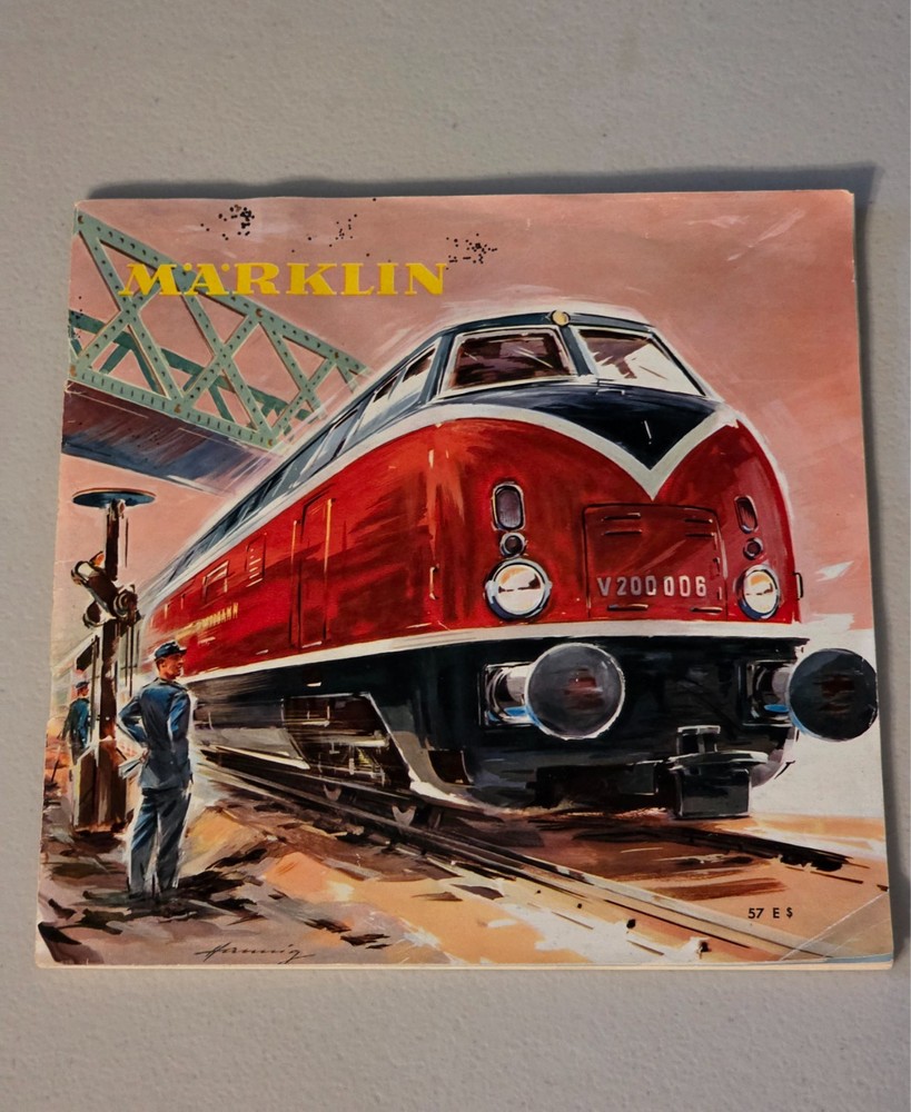Marklin 57 E $ Model Train Catalog HO V200 006 Illustrated