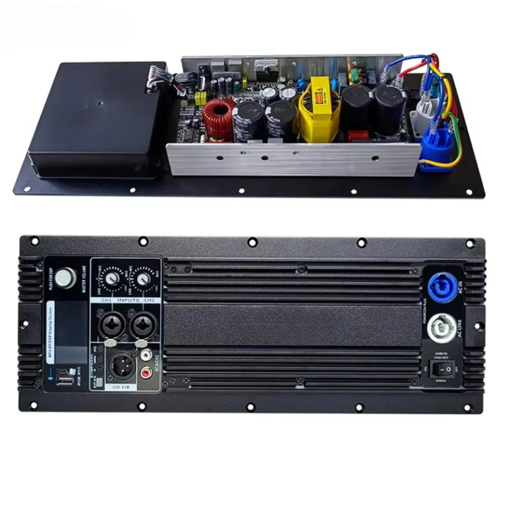 2 Way Class d DSP Power Board Module Digital Active Speaker Amplifier Module