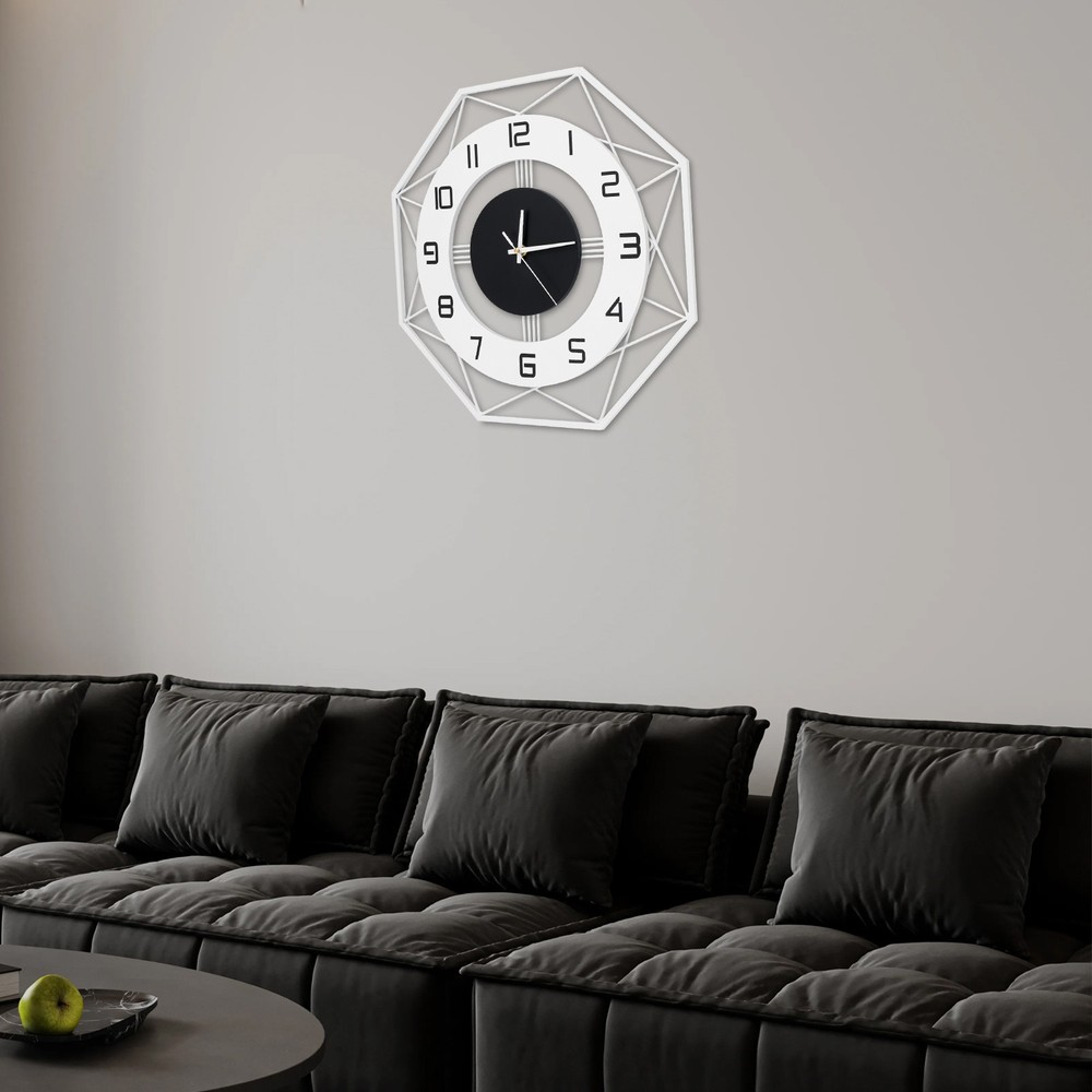 Wall Mounted Clock for Indoor, Modern Wall Clock Decorative Indoor Wall Clock