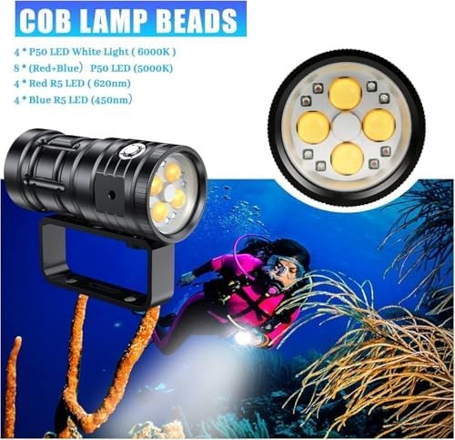 Underwater Dive Light 5500 Lumens Waterproof