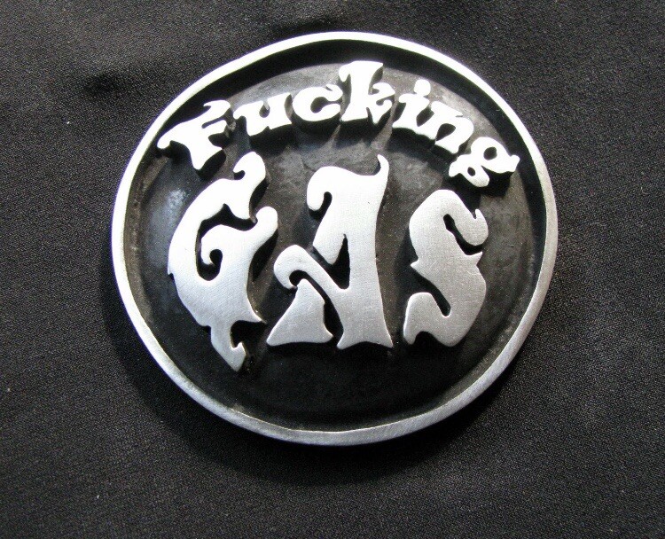 CUSTOM HARLEY MOTORCYCLE F**KING GAS CAP COVER  HOT RAT ROD CAR TRUCK