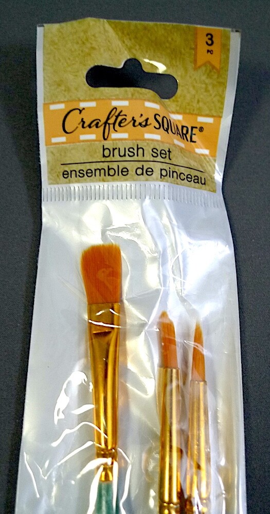 Crafter's Square 3 Piece Brush Set