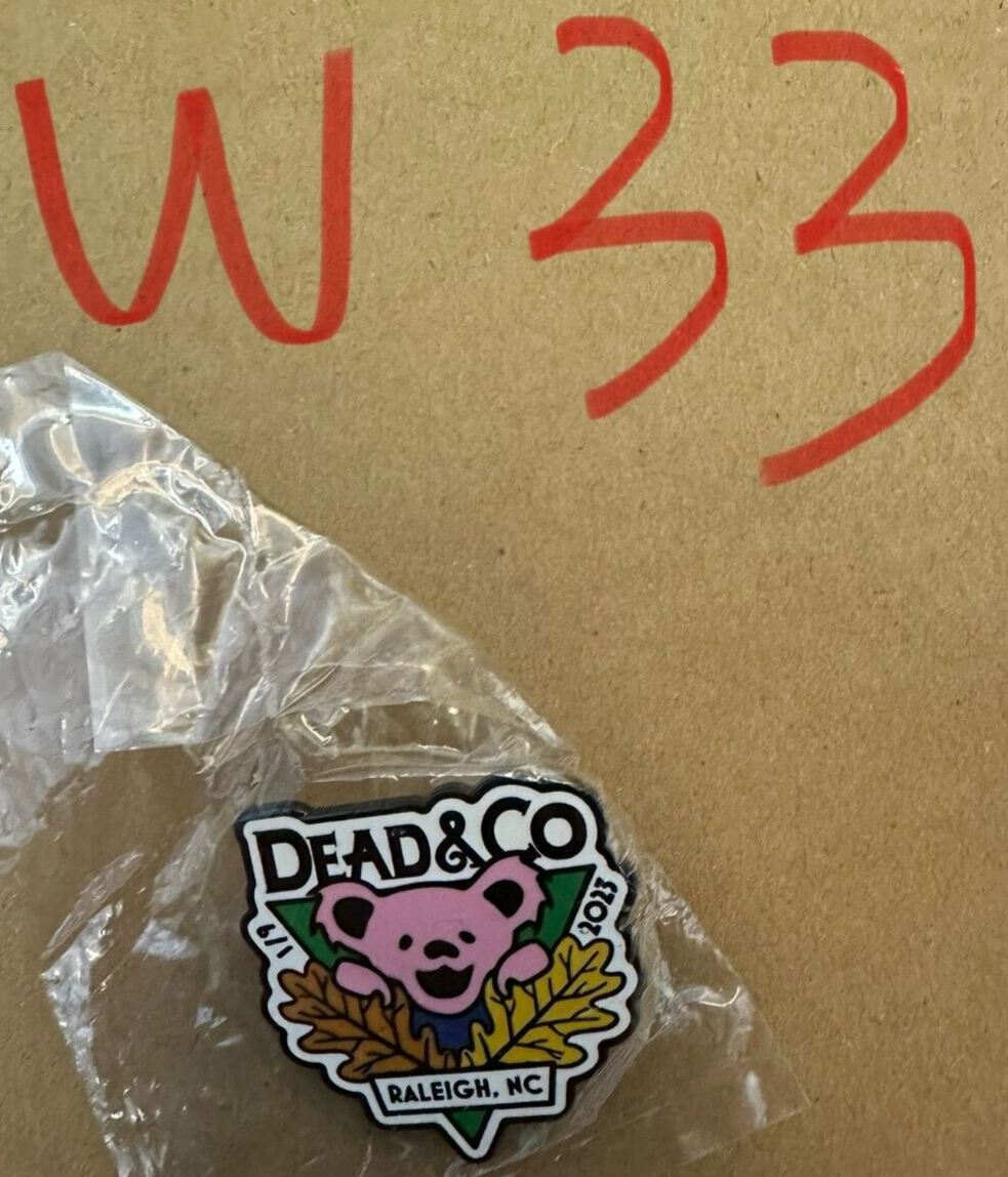 Dead And Company Pin Official 2022-2023 Tour Pin,VA/OH/IL/NY/NC/MA etc. Pick No.
