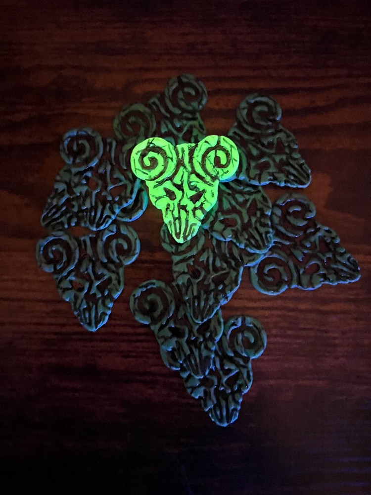 Pick of Destiny - Guitar Pick - 3D Printed - Green - 2 Pack